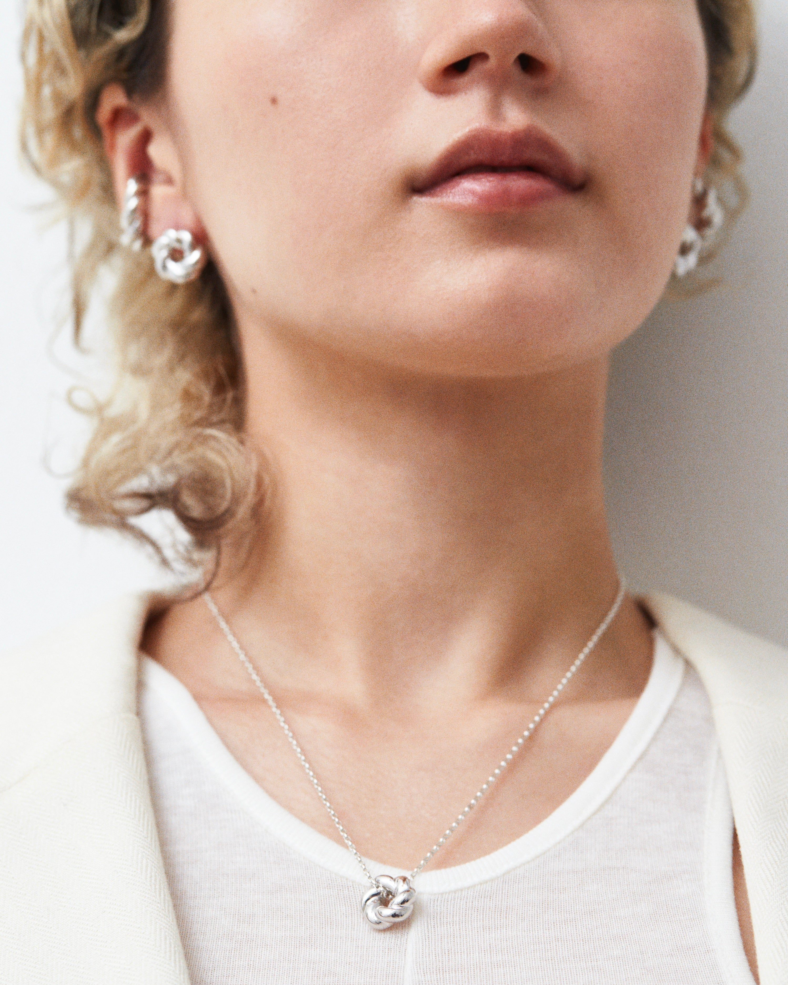 simoe】Conel Loop Necklace | ネックレス シルバー/ゴールド