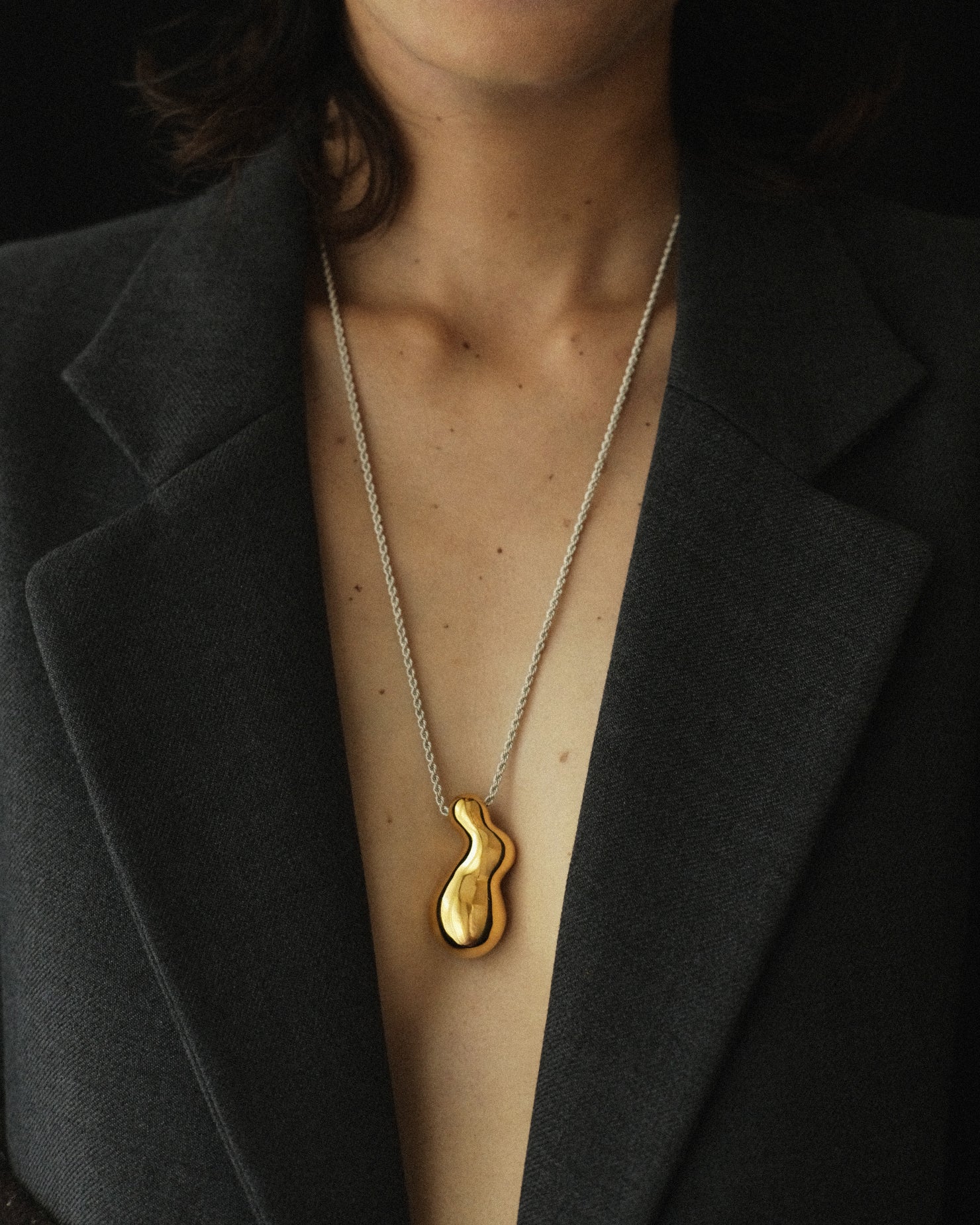simoe】Kira Necklace 02 / L | ネックレス シルバー/ゴールド