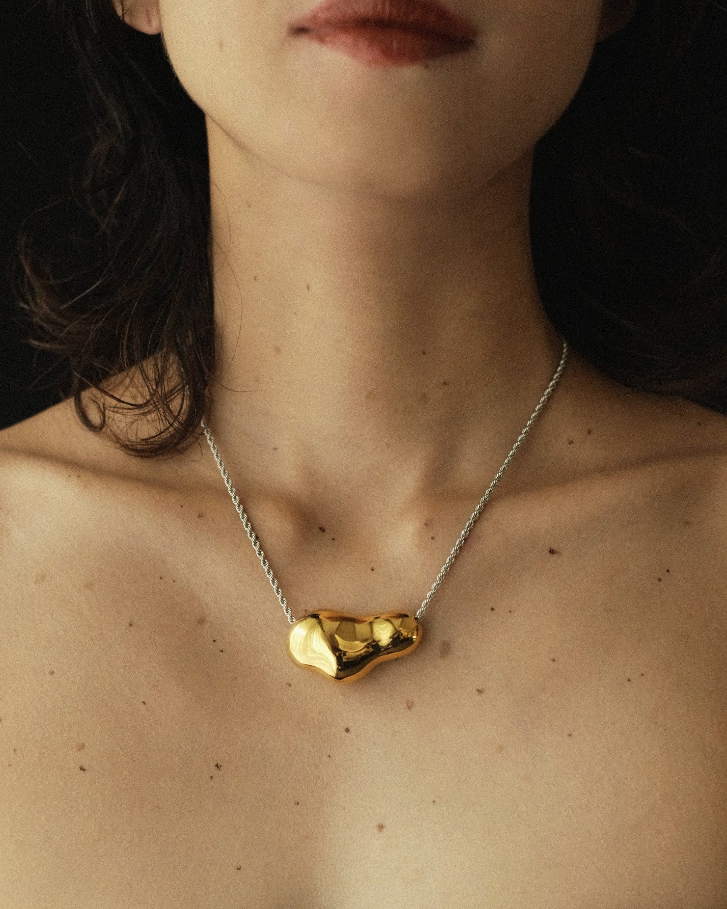 simoe】Kira Necklace 01 / L | ネックレス シルバー/ゴールド