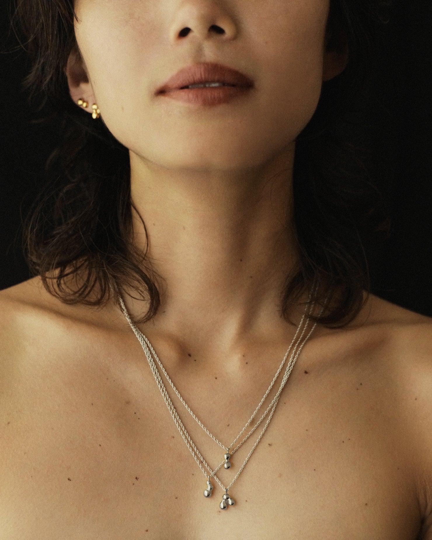 アクセサリー Sima19195501 simoe】Kira Necklace 01 / S | ネックレス シルバー/ゴールド