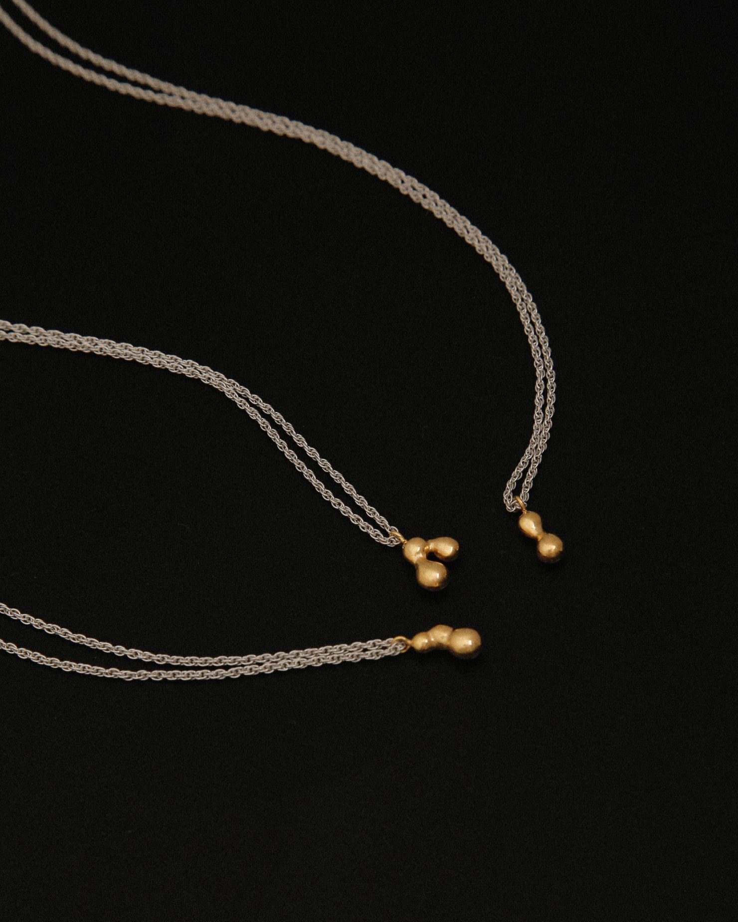 simoe】Kira Necklace 03 / S | ネックレス シルバー/ゴールド